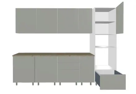 Кухня «Аликанте арт.35 - 2800»